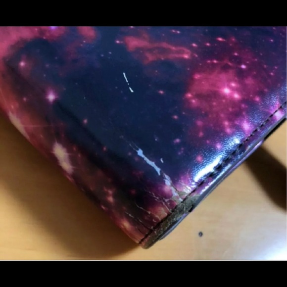 Vivienne Westwood galaxy stars long wallet universe pink and navy - Picture 7 of 7